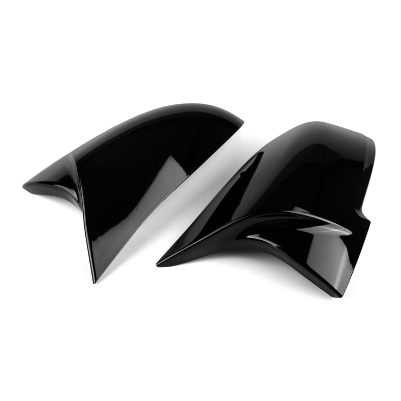 M Style Negro Brillante Espejo Wing Cubiertas Para BMW F20 F21 F22 F30 F32 F87 (2012-2019)