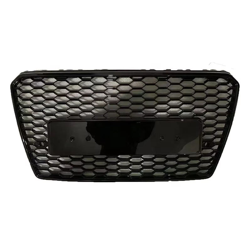 Audi A7/S7 C7 Estilo RS7 Parrilla Panal Negro Brillo (2010-2014)