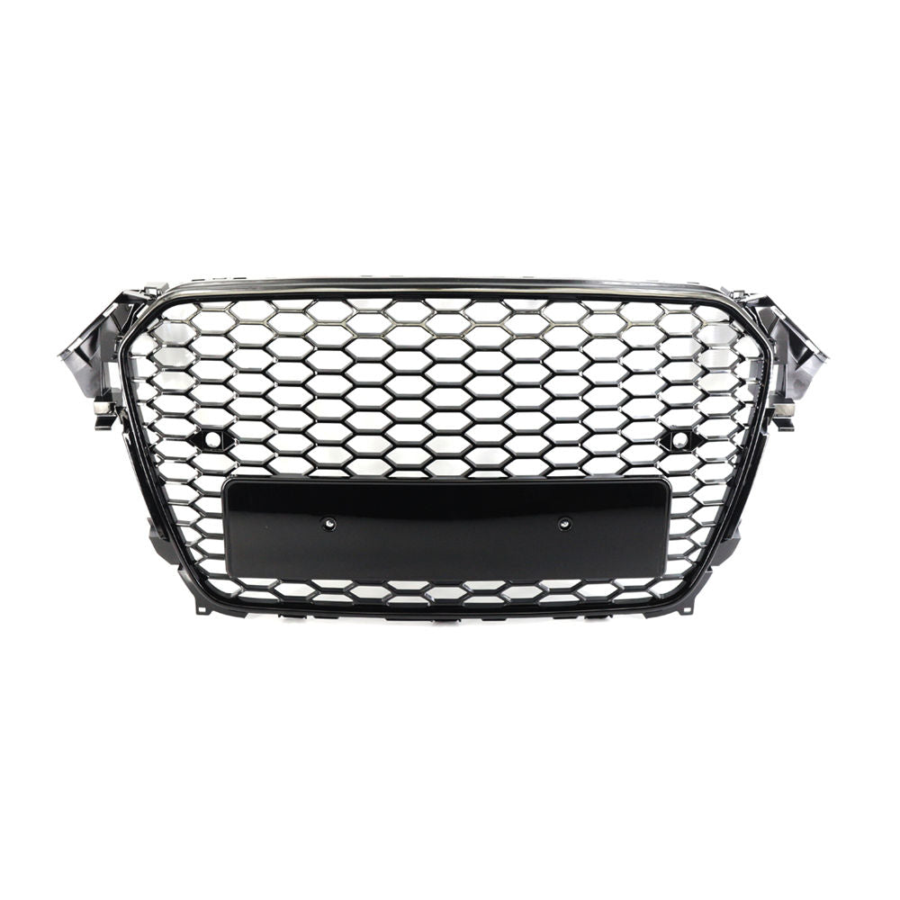 Audi A4/S4 B8.5 Parrilla tipo RS4 Negro Brillo Panal de Abeja (2013-2016)