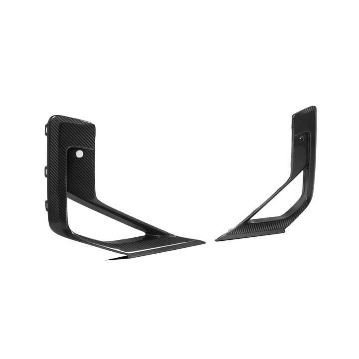 BMW X3M F97 X4M F98 LCI Pre-Preg Dry Oem Style Carbon Fibre Front Bumper Inserts By OPTIC (2022+)