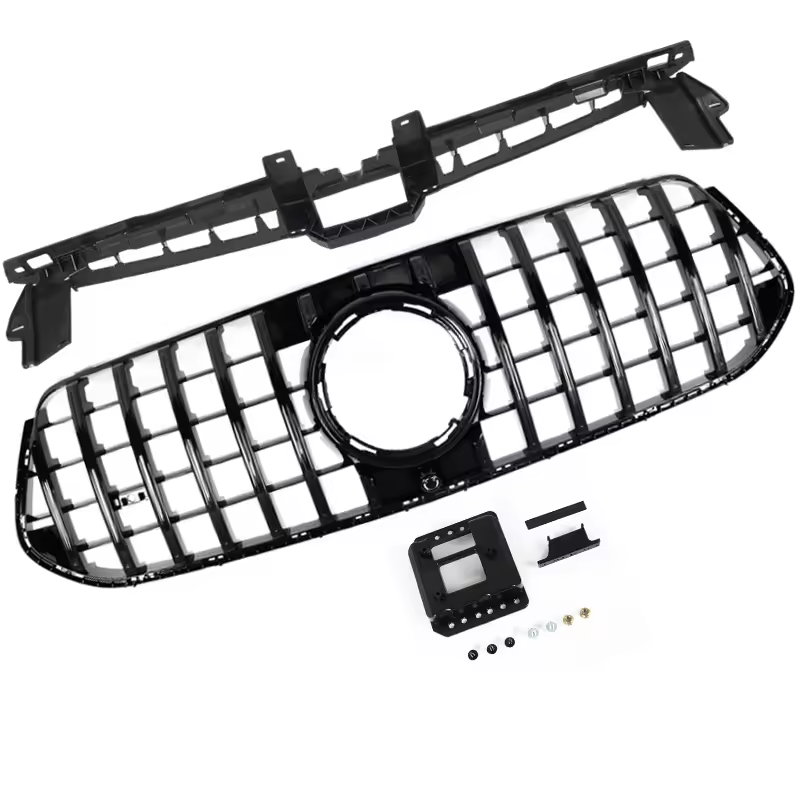 Mercedes GLE W167/C167 Facelift Gloss Black Panamericana GT Style Grill (2023+)