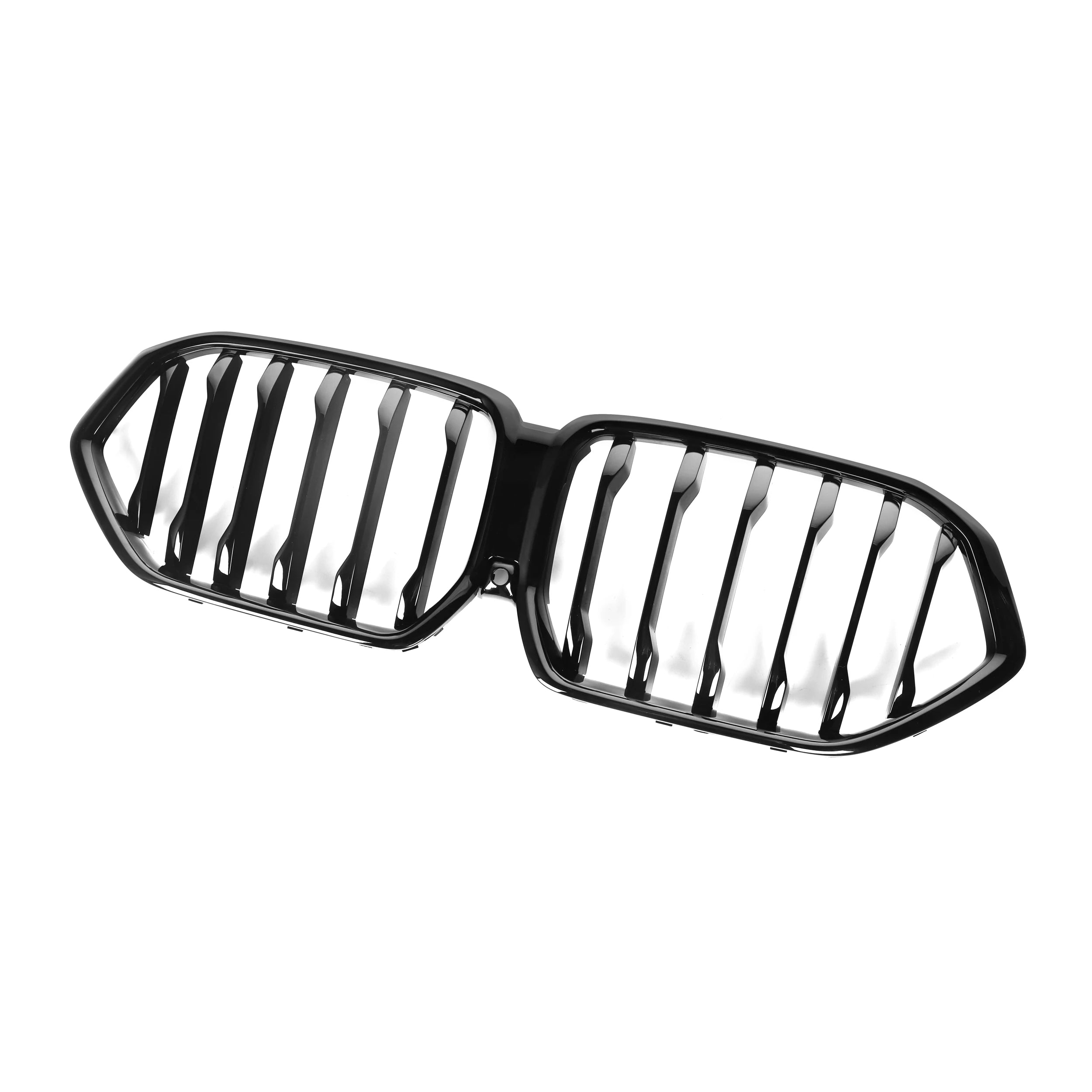 BMW X6 & X6M G06 F96 LCI Gloss Black Single Slat Front Grills (2023+)