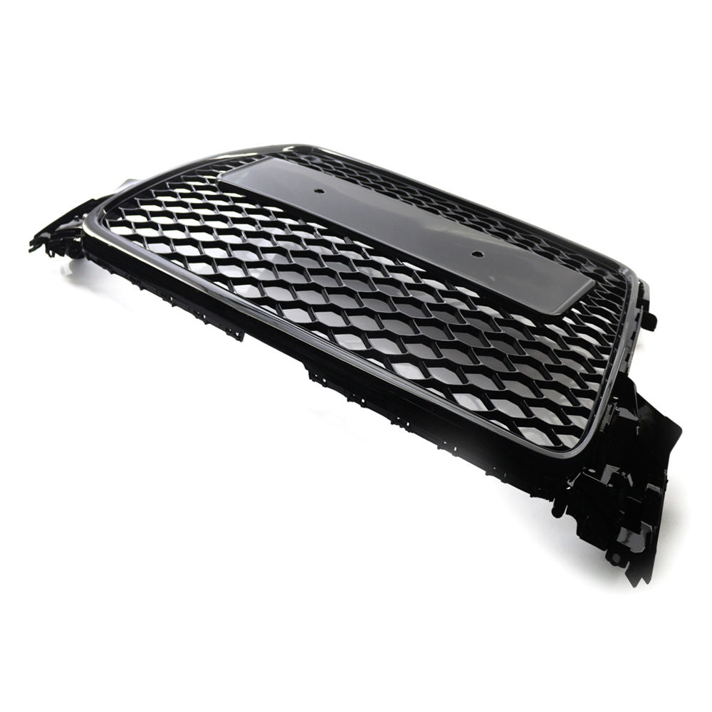 Audi A4/S4 B8 Parrilla Estilo RS4 Negro Brillo Panal (2008-2012)