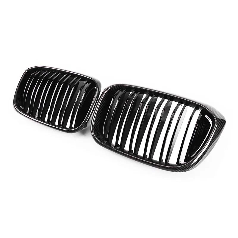 BMW X3 X4 G01 G02 & X3M X4M F97 F98 Carbon Fibre Front Grills (2017-2020)