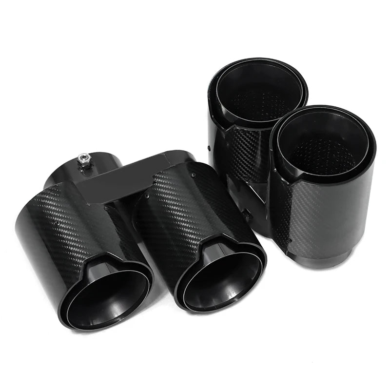 BMW X5/X6/X7 | G05/G06/G07 Colas de escape cuádruples de carbono