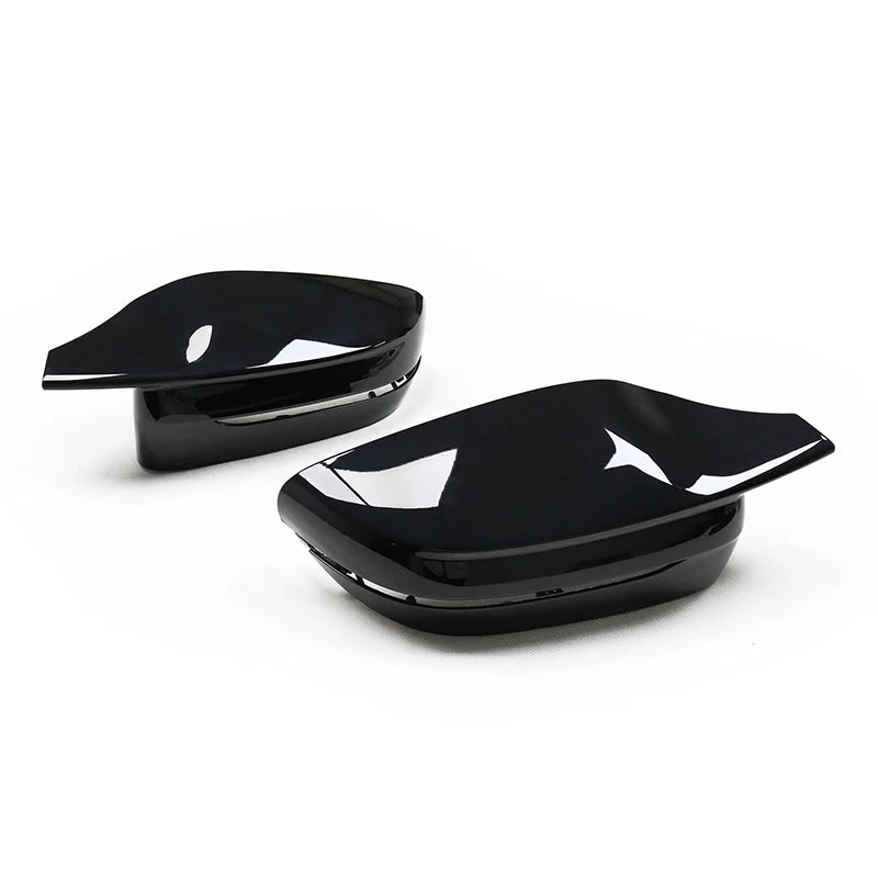 BMW 2/3/4/5 Series G42/G20/G22/G26/G30 Gloss Black M-Style Mirror Covers (2017+)