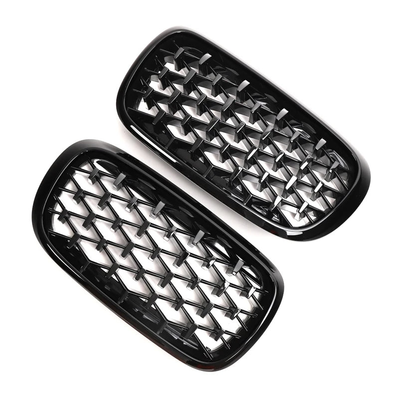 BMW X5 X6 F15 F16 Diamond Gloss Black Front Grill (2014-2018)