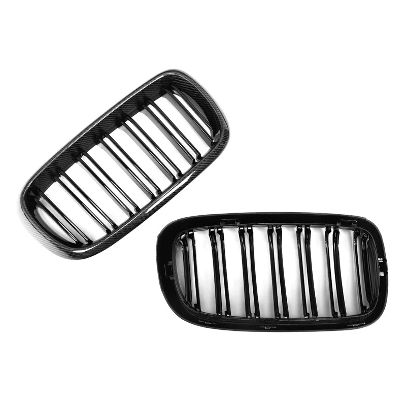 Parrilla Delantera de Carbono para BMW X5 X6 F15 F16 (2014-2018)