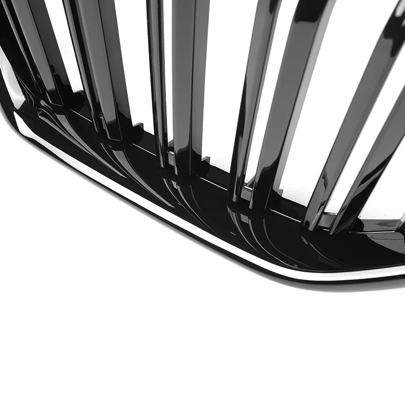 BMW X6 & X6M G06 F96 Gloss Black Double Slat Front Grills (2019-2022)