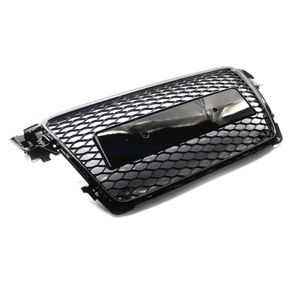 Audi A4/S4 B8 Parrilla Estilo RS4 Negro Brillo Panal (2008-2012)
