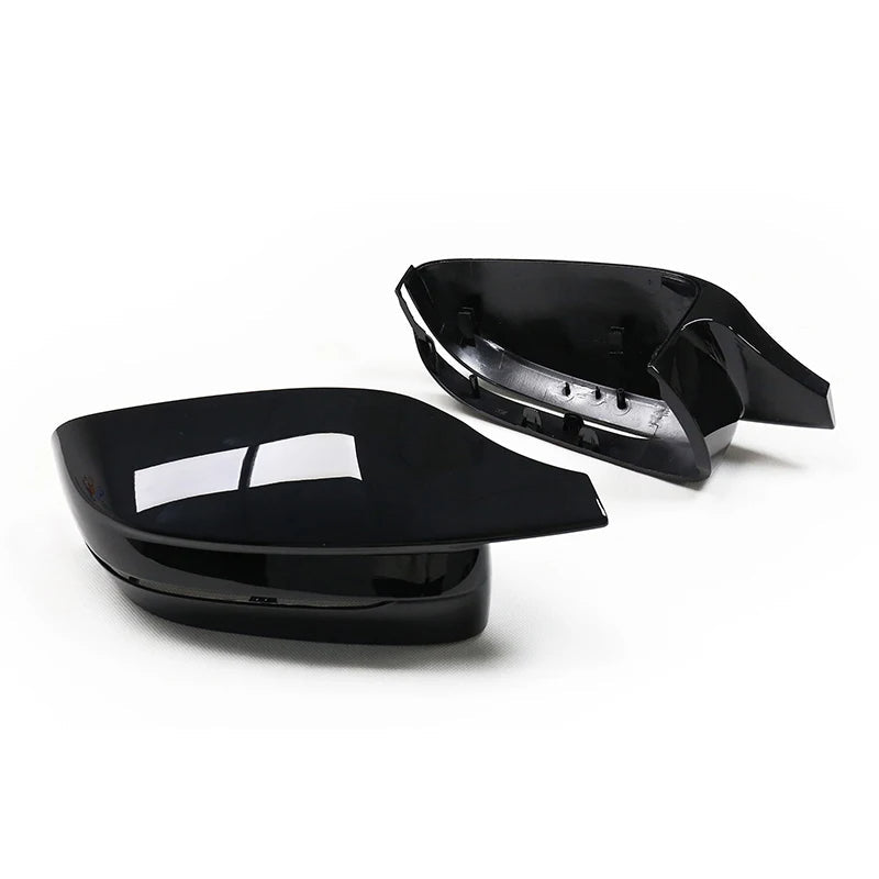BMW 2/3/4/5 Series G42/G20/G22/G26/G30 Gloss Black M-Style Mirror Covers (2017+)