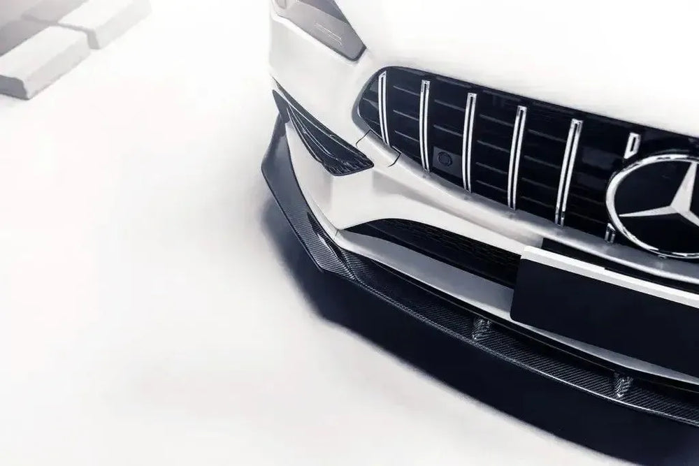 Mercedes CLA W118 FD Style Carbon Fibre Front Lip Splitter (2019-2023)