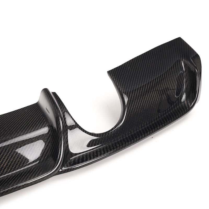 BMW Serie 3 F30 / F35 Difusor Trasero de Parachoques de Carbono Doble Escape (2013-2018)