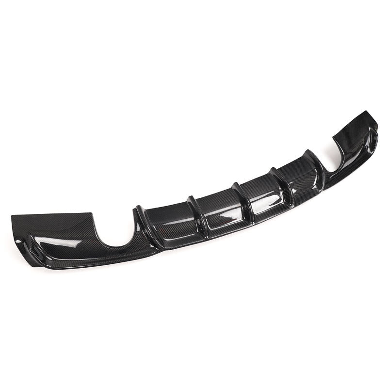 BMW Serie 3 F30 / F35 Difusor Trasero de Parachoques de Carbono Doble Escape (2013-2018)