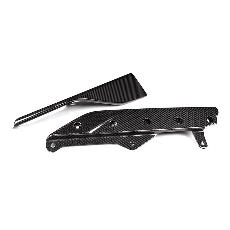 BMW 2 Series G42 Pre-Preg Dry Carbon Fibre M Performance Style Side Skirt Fins By OPTIC (2021+)