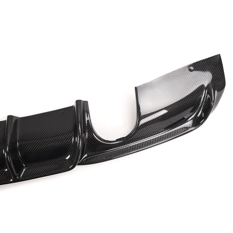 BMW Serie 3 F30 / F35 Difusor Trasero de Parachoques de Carbono Doble Escape (2013-2018)