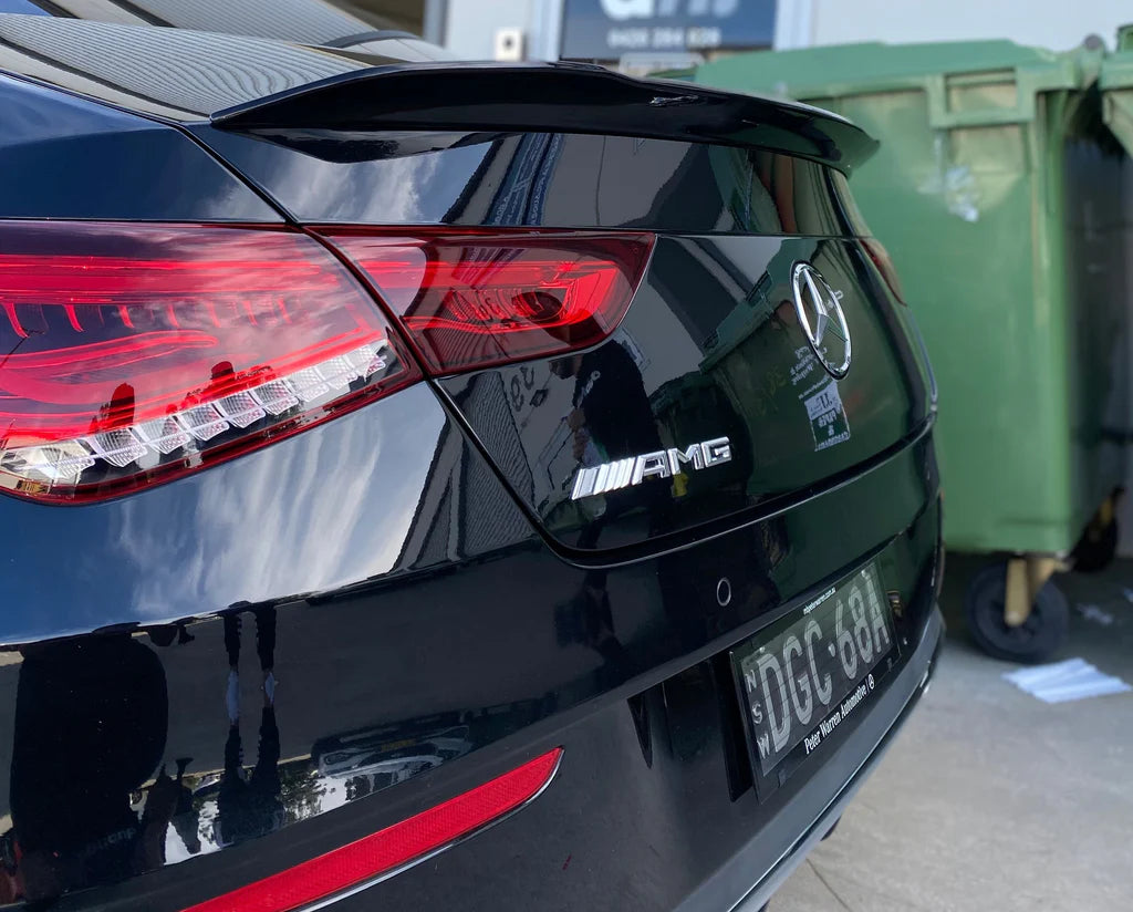 Mercedes CLA W118 Negro Brillo Spoiler Trasero Estilo P (2019+)