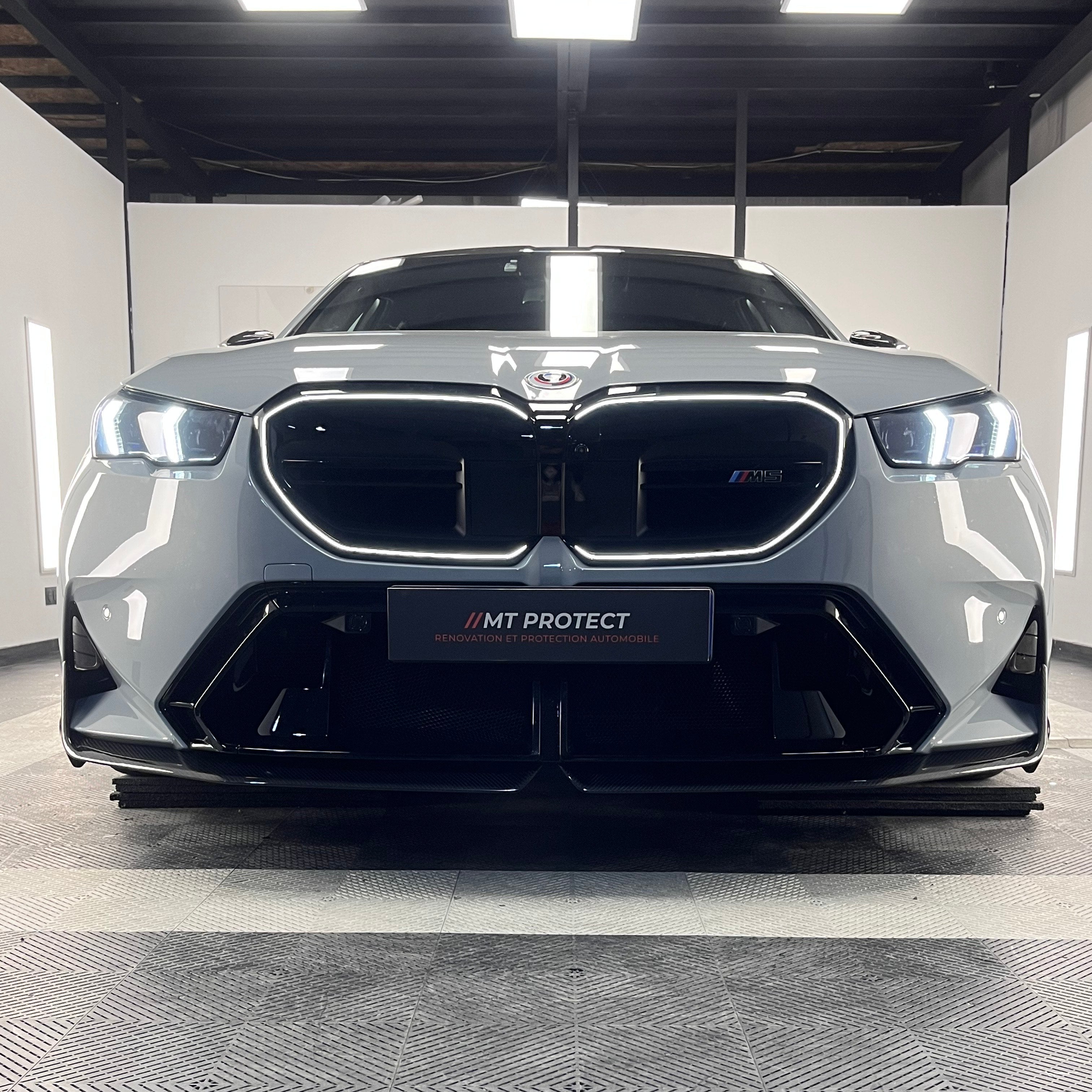 BMW M5 G90 Pre-Preg Dry Carbon Fibre Mp Style Front Lip Splitter By OPTIC (2024+)