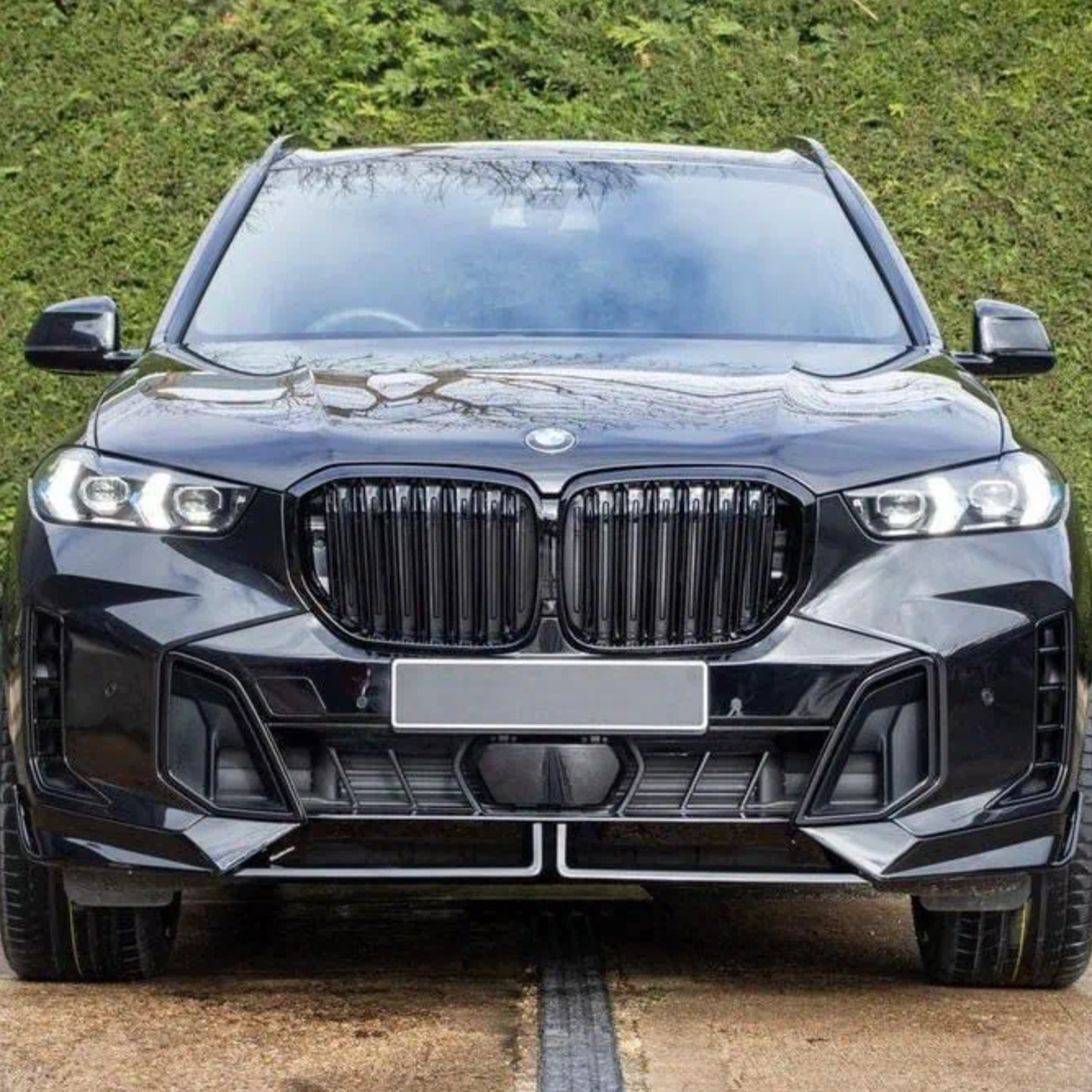 BMW X5 & X5M G05 F95 LCI Gloss Black Double Slat Front Grills (2023+)