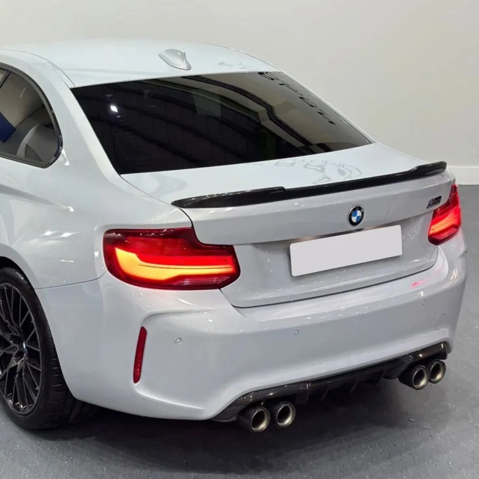 BMW Serie 2 & M2 F22 F87 Prepreg de Carbono Estilo CS Spoiler Trasero por OPTIC (2014-2021)