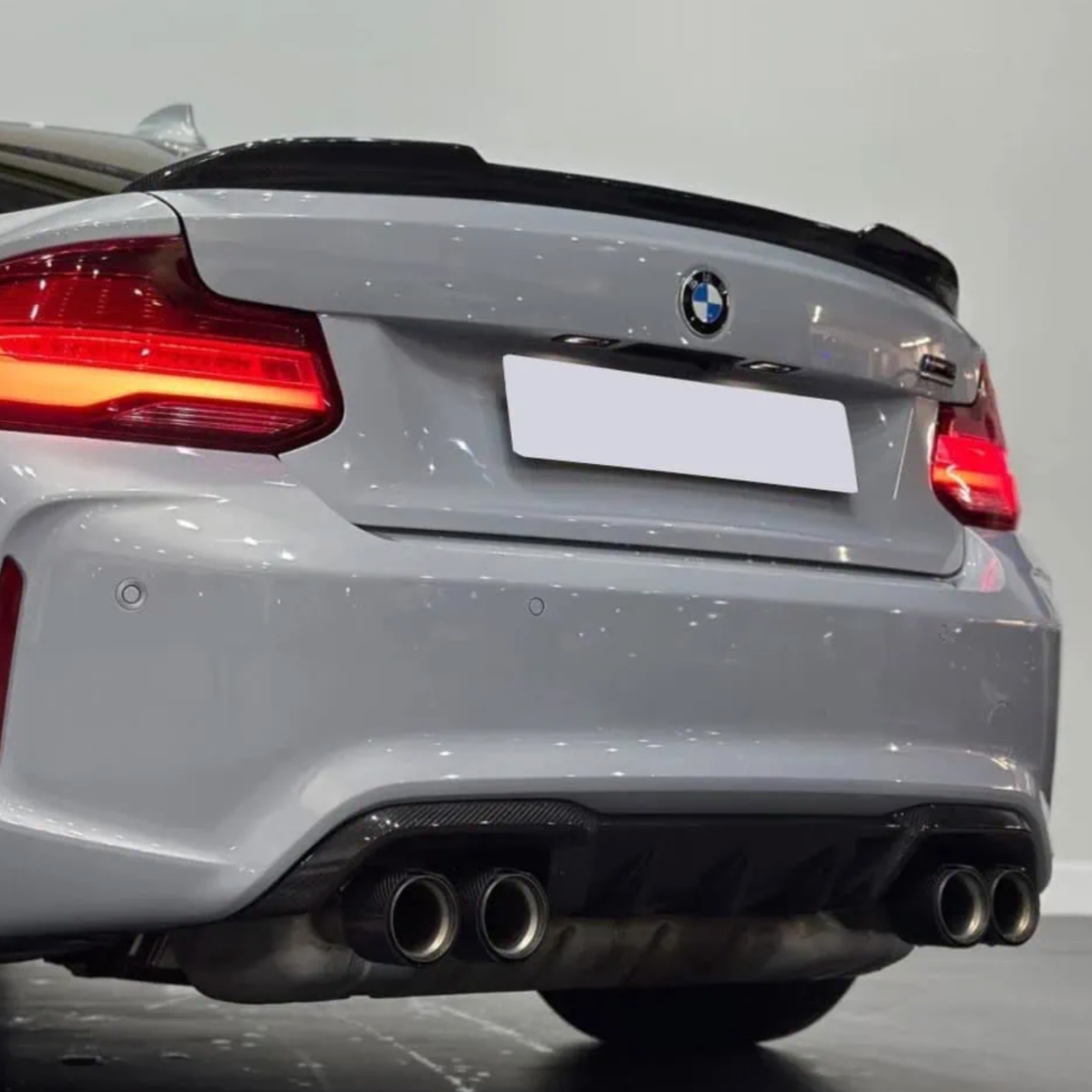 BMW Serie 2 & M2 F22 F87 Prepreg de Carbono Estilo CS Spoiler Trasero por OPTIC (2014-2021)