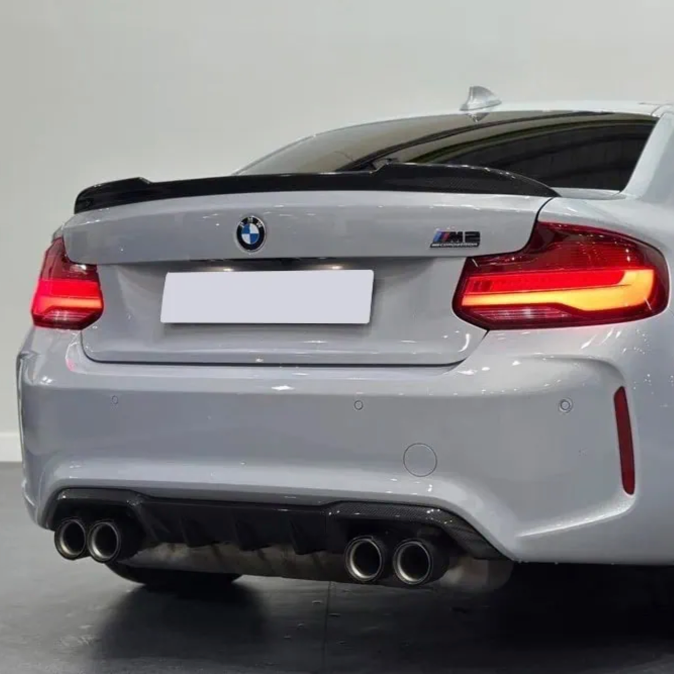BMW Serie 2 & M2 F22 F87 Prepreg de Carbono Estilo CS Spoiler Trasero por OPTIC (2014-2021)