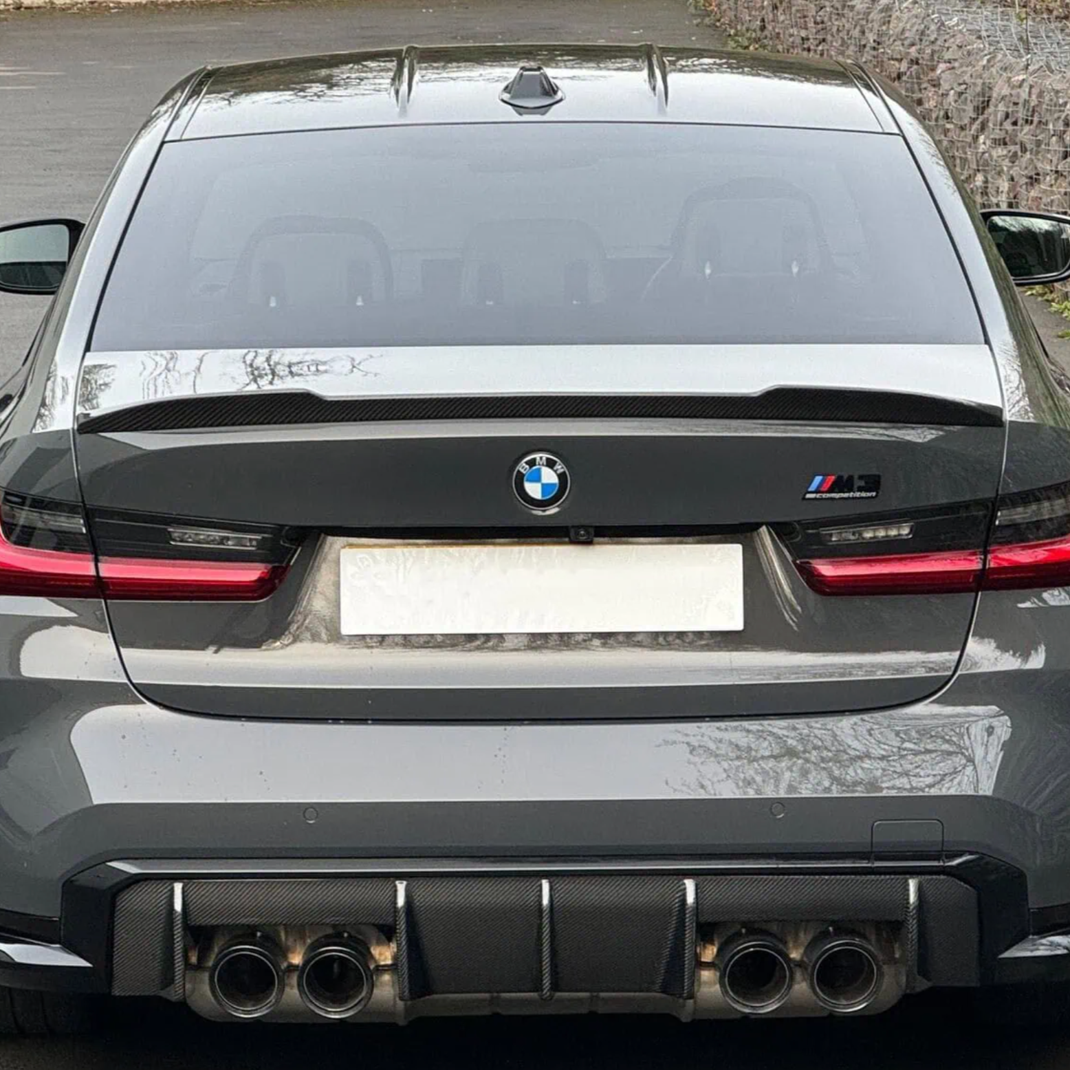BMW Serie 3 G20 & M3 G80 Prepreg Estilo Cs Spoiler Trasero de Carbono por OPTIC (2018+)
