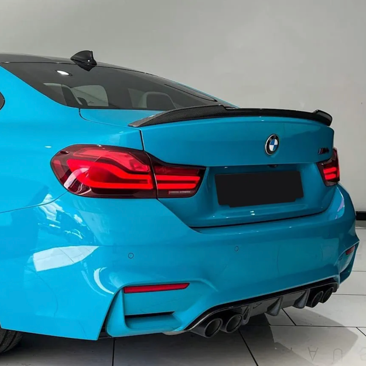 BMW M4 F82 Pre-Preg Dry Carbon Fibre Cs Style Rear Spoiler By OPTIC (2014-2019)