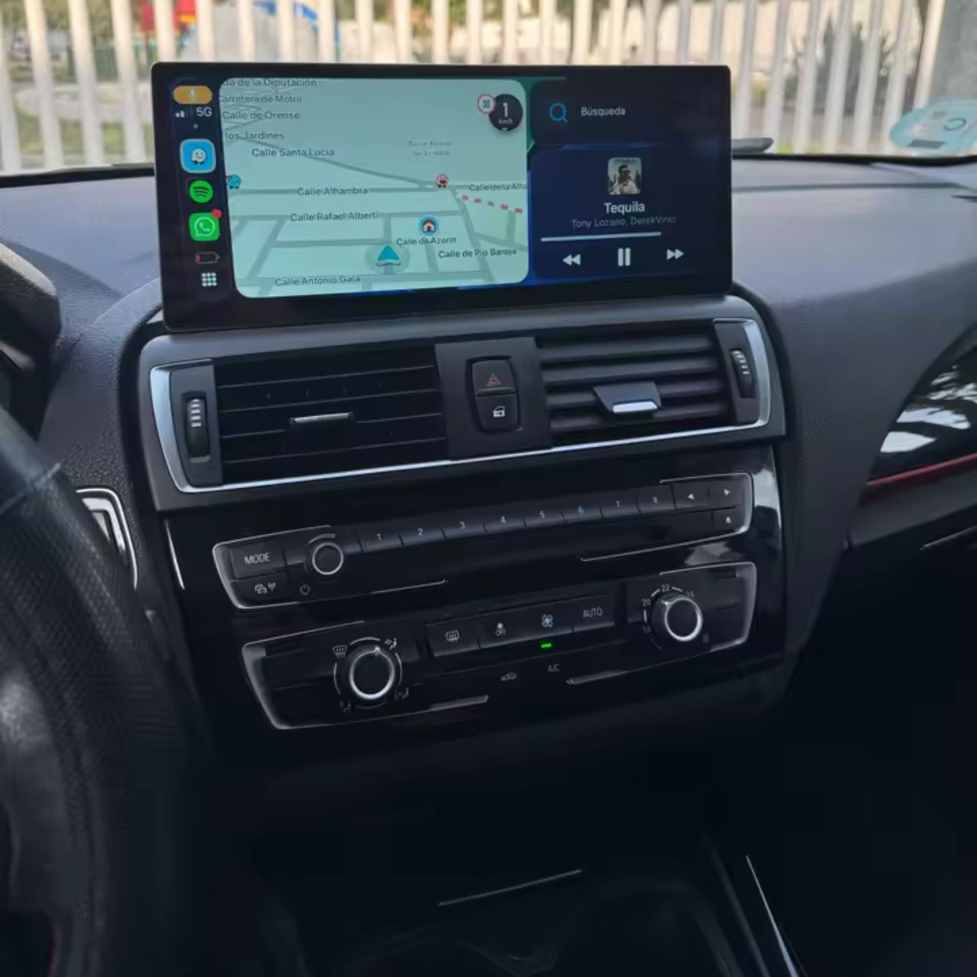 BMW Serie 1/2 F20/F21/F22/F23 | 12.3" Pantalla Táctil Apple CarPlay/Android Auto | (2011-2018)