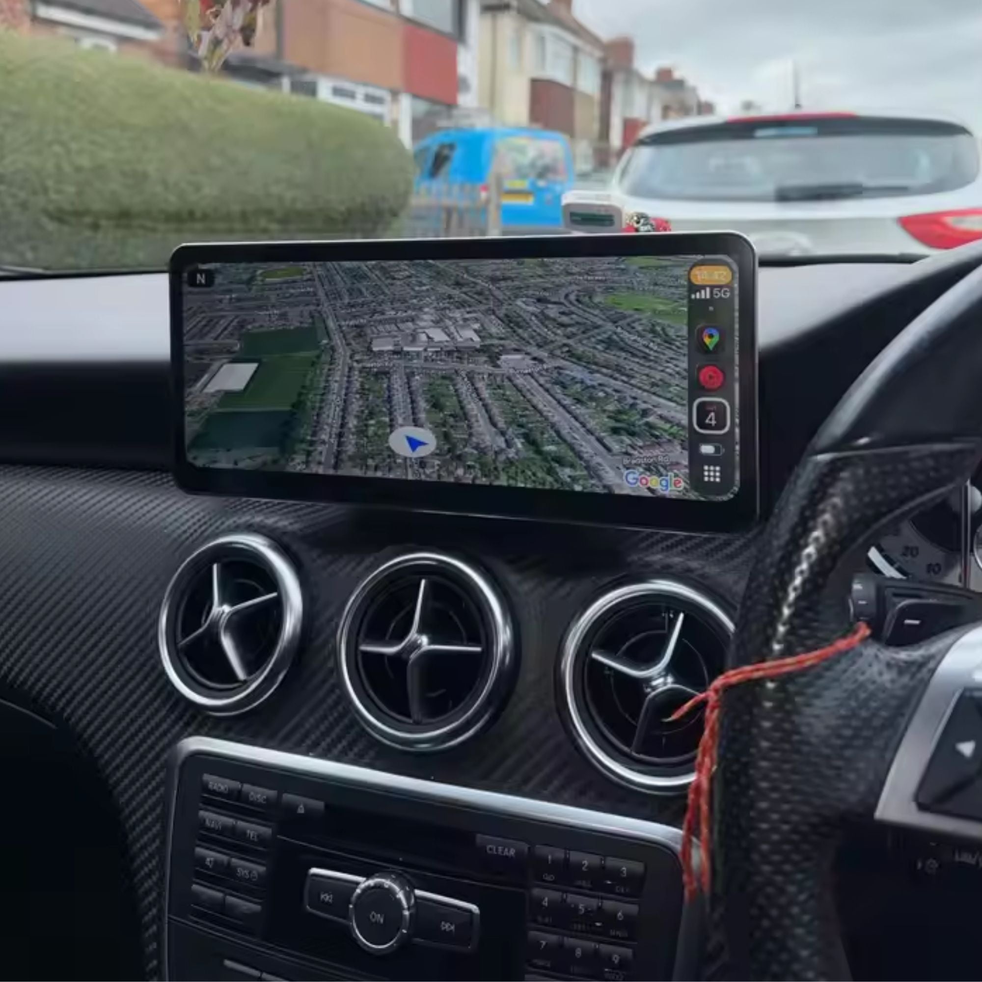 Mercedes Clase A/CLA/GLA | W176/C177/X156 | 12.3" Pantalla Táctil Apple CarPlay/Android Auto | (2013-2018)