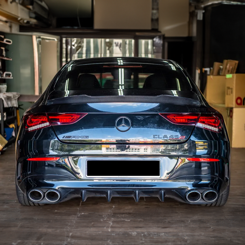 Mercedes CLA W118 Spoiler Trasero Estilo FD de Carbono Prepreg para Seco (2019+)