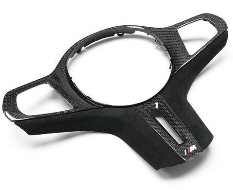 BMW 2, 3, 4, Serie G42, G20, G21, G22 Carbon Fibre Embellecedor del volante (2019+)