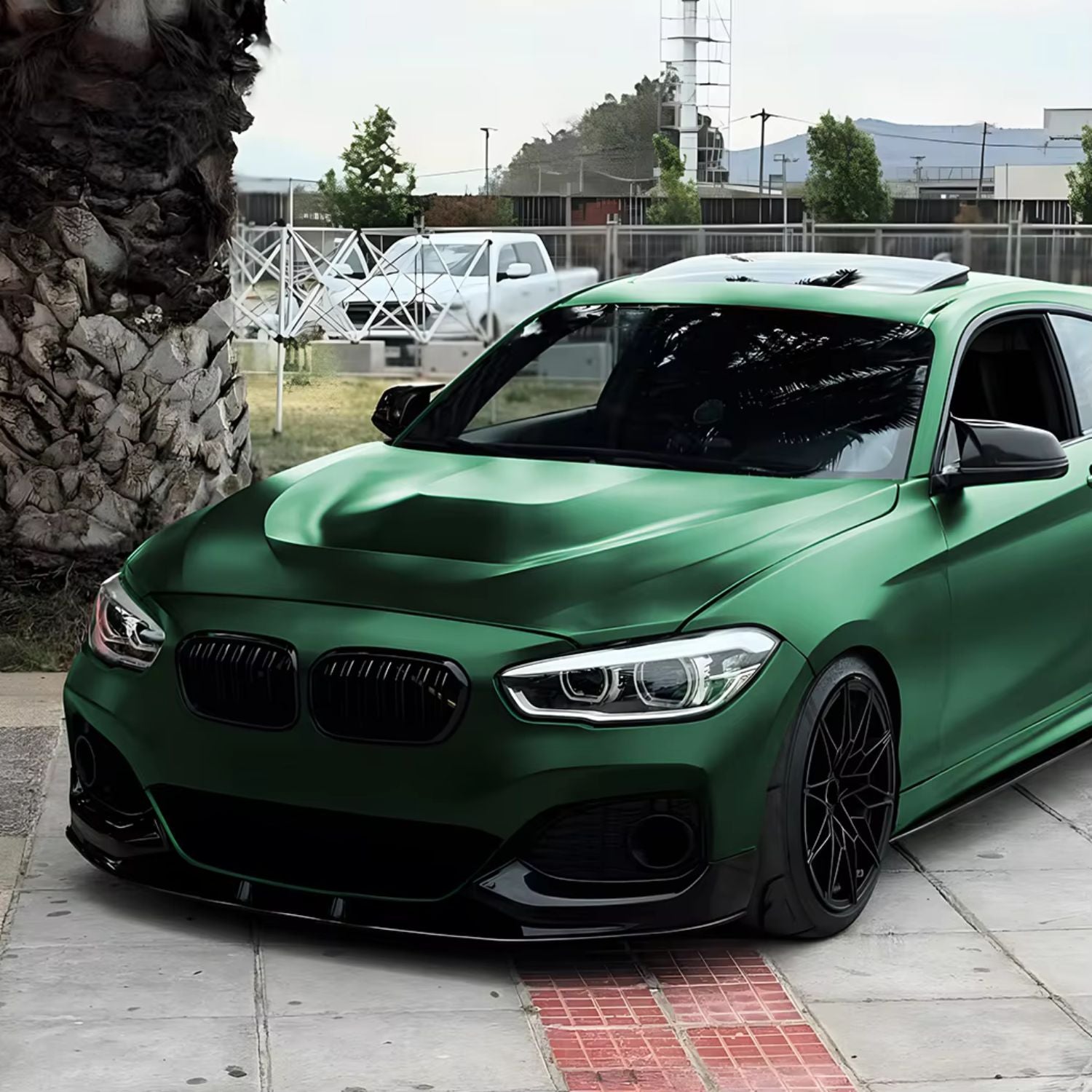 BMW Serie 1 F20/F21 LCI Estilo MP Lip Frontal Negro Brillo (2015-2019)