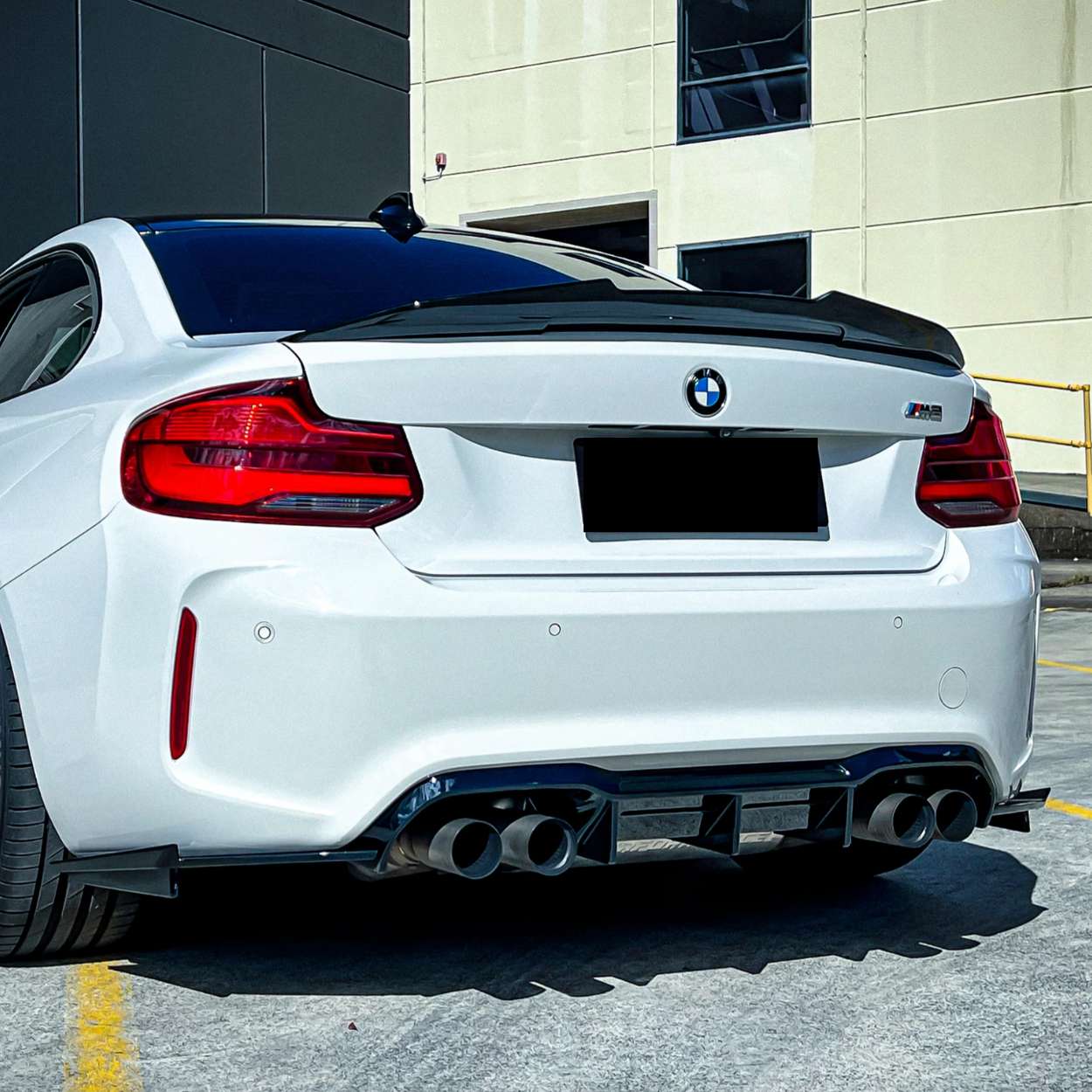 Alerón trasero BMW Serie 2 F22 / M2 F87 Gloss Black Ducktail PSM Style (2014-2021)