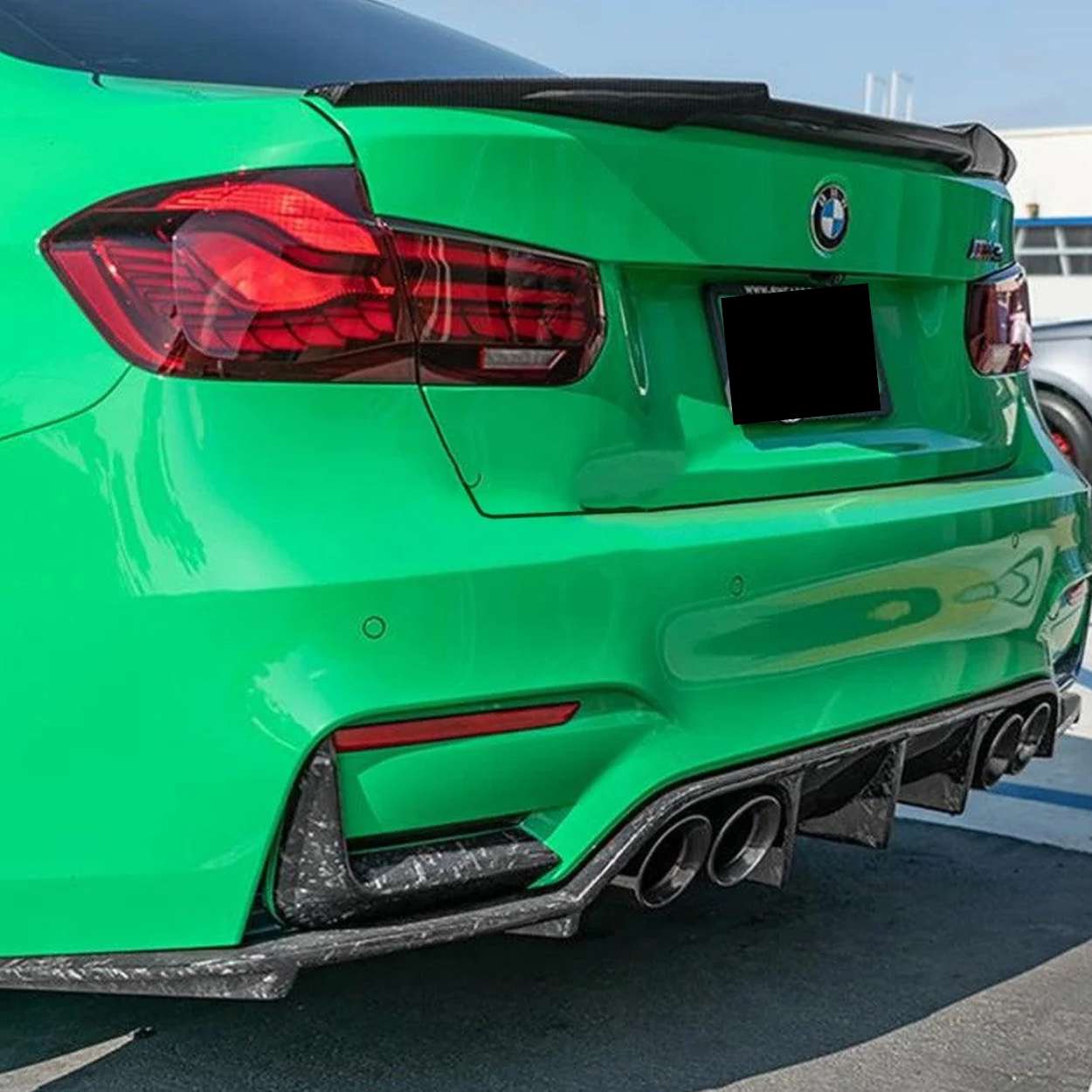 BMW 3 Series F30 / M3 F80 Gloss Black M4 Style Rear Spoiler (2014-2019)