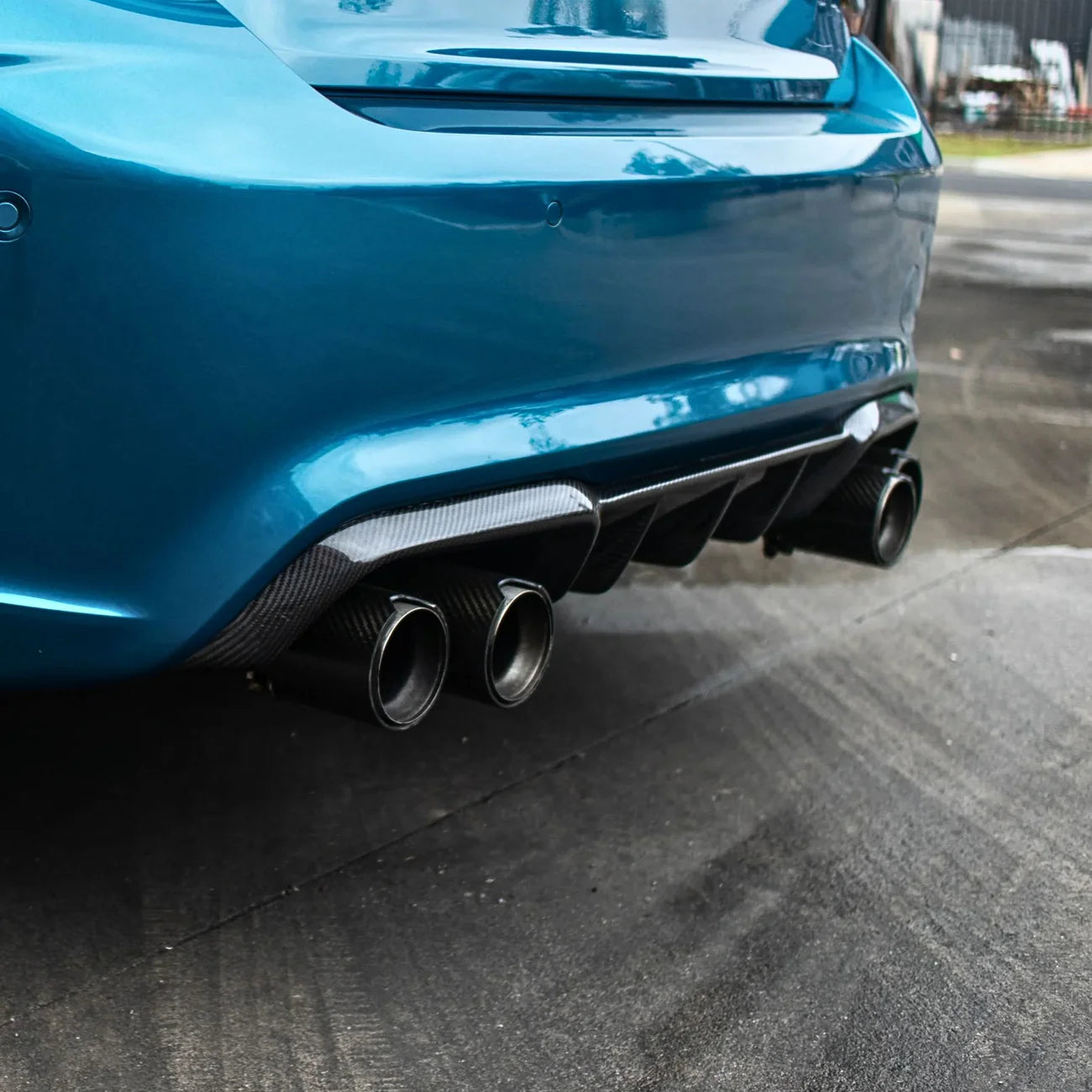 Difusor de Carbono Prepreg Seco para BMW M2 F87 por OPTIC (2015-2021)