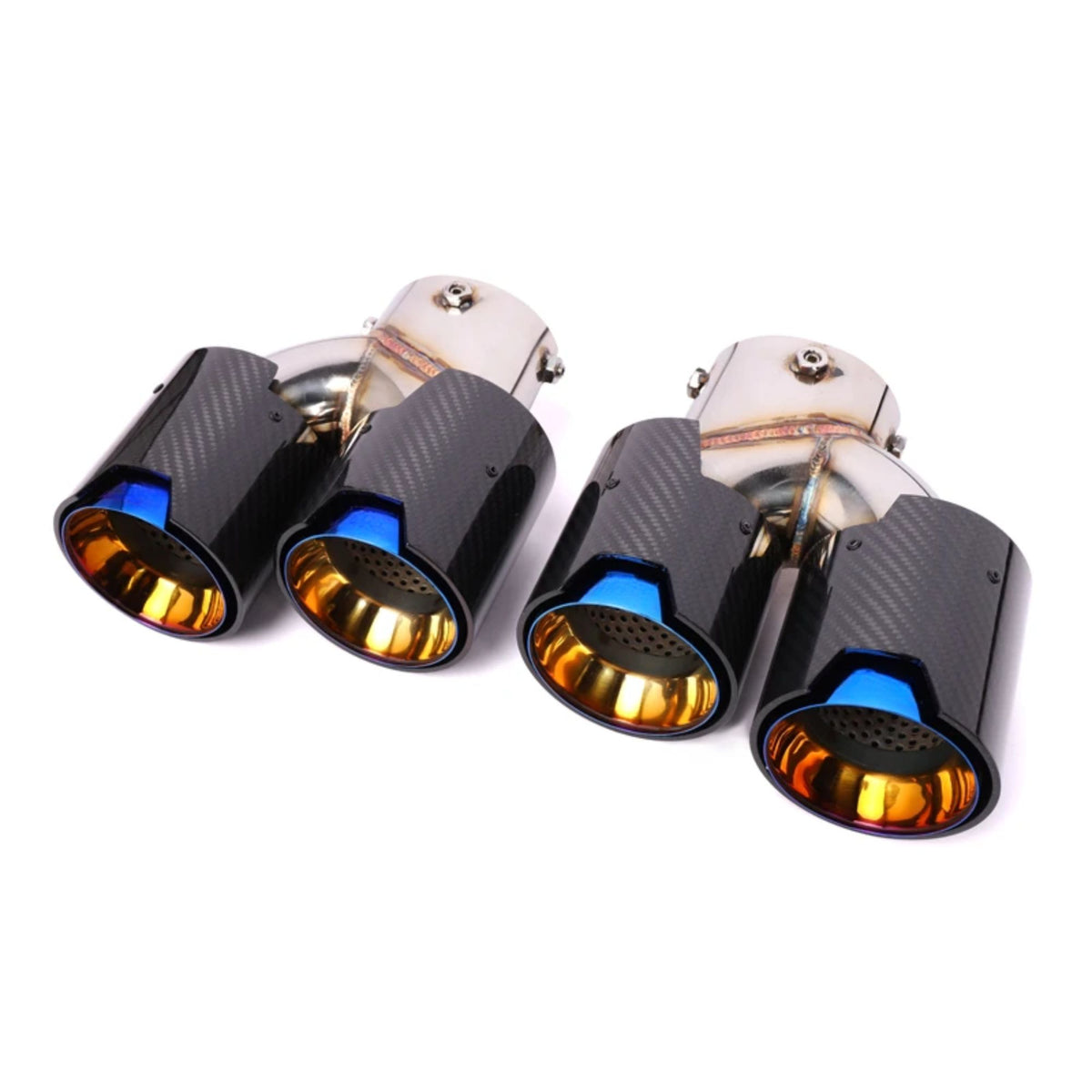 BMW Serie 2/3/4 | G42/G20/G22 | M240i/M340i/M440i Colas de escape cuádruples de carbono