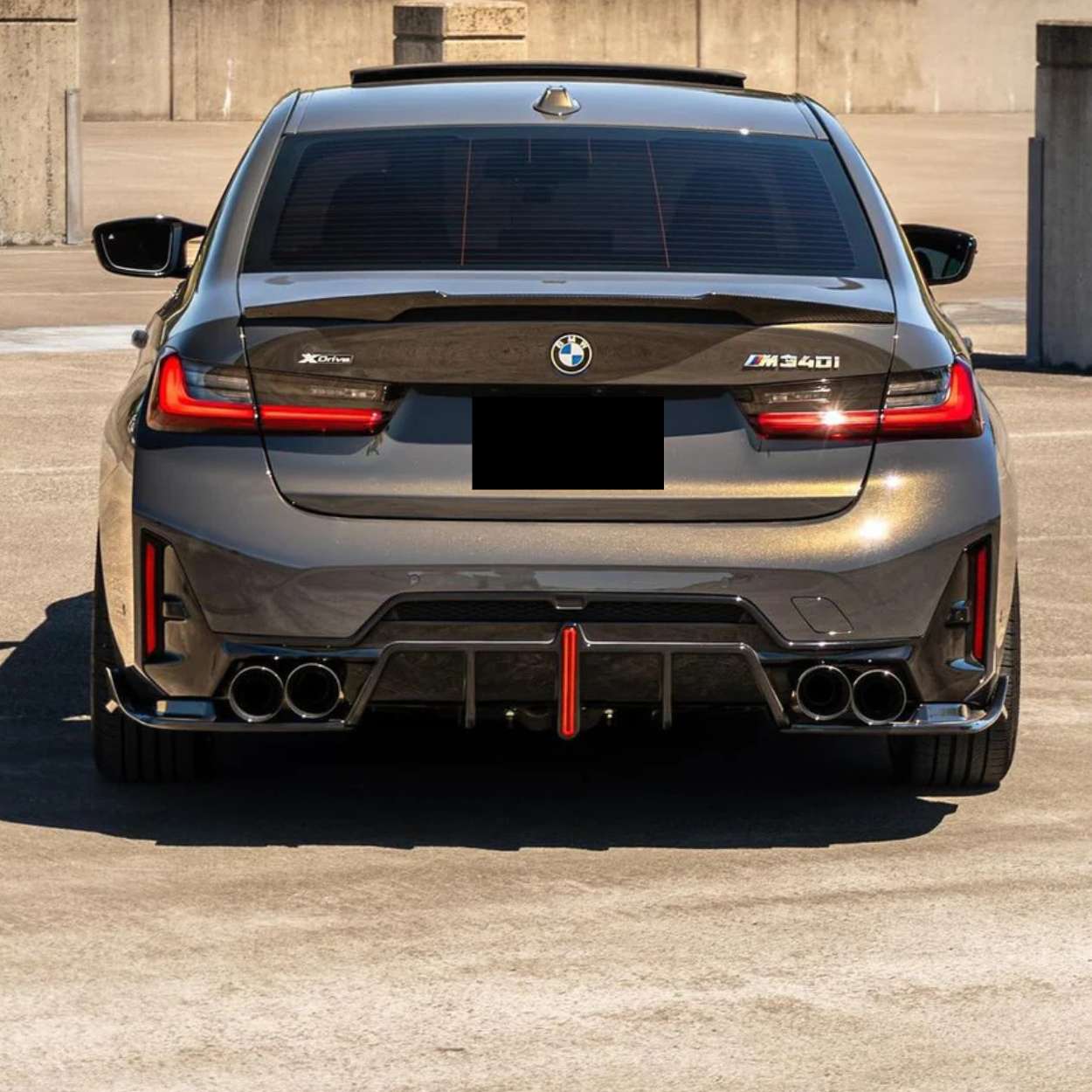 BMW 3 Series G20 / M3 G80 Pre-Preg Dry Carbon Fibre M4 Style Rear Spoiler By OPTIC (2019+)