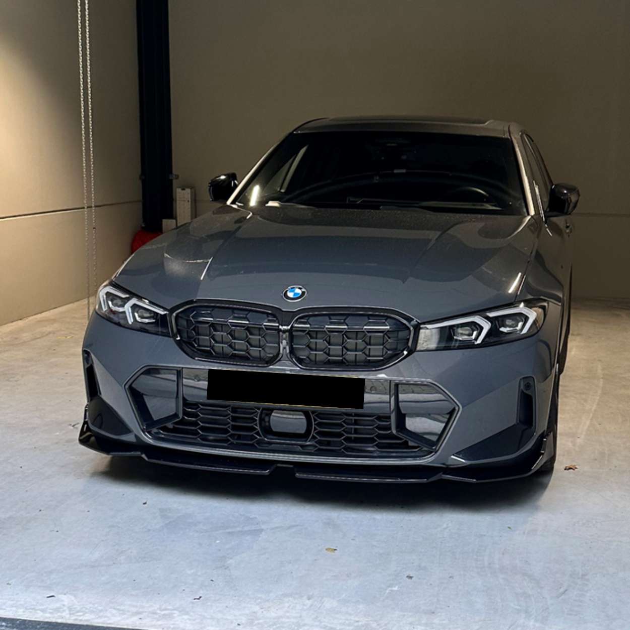 BMW Serie 3 G20/G21 LCI M-Sport Estilo MP Lip Frontal Negro Brillo (2022+)