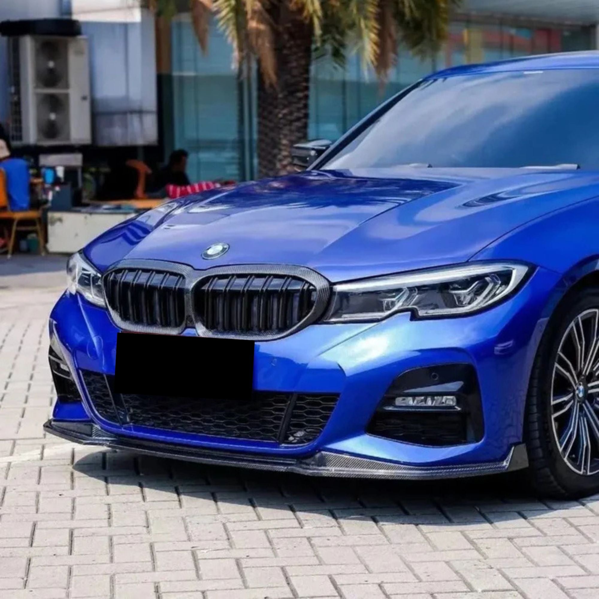 BMW 3 Series G20/G21 M-Sport Pre-Preg Dry Carbon Fibre Mp Style Front Lip Splitter By OPTIC (2019-2022)