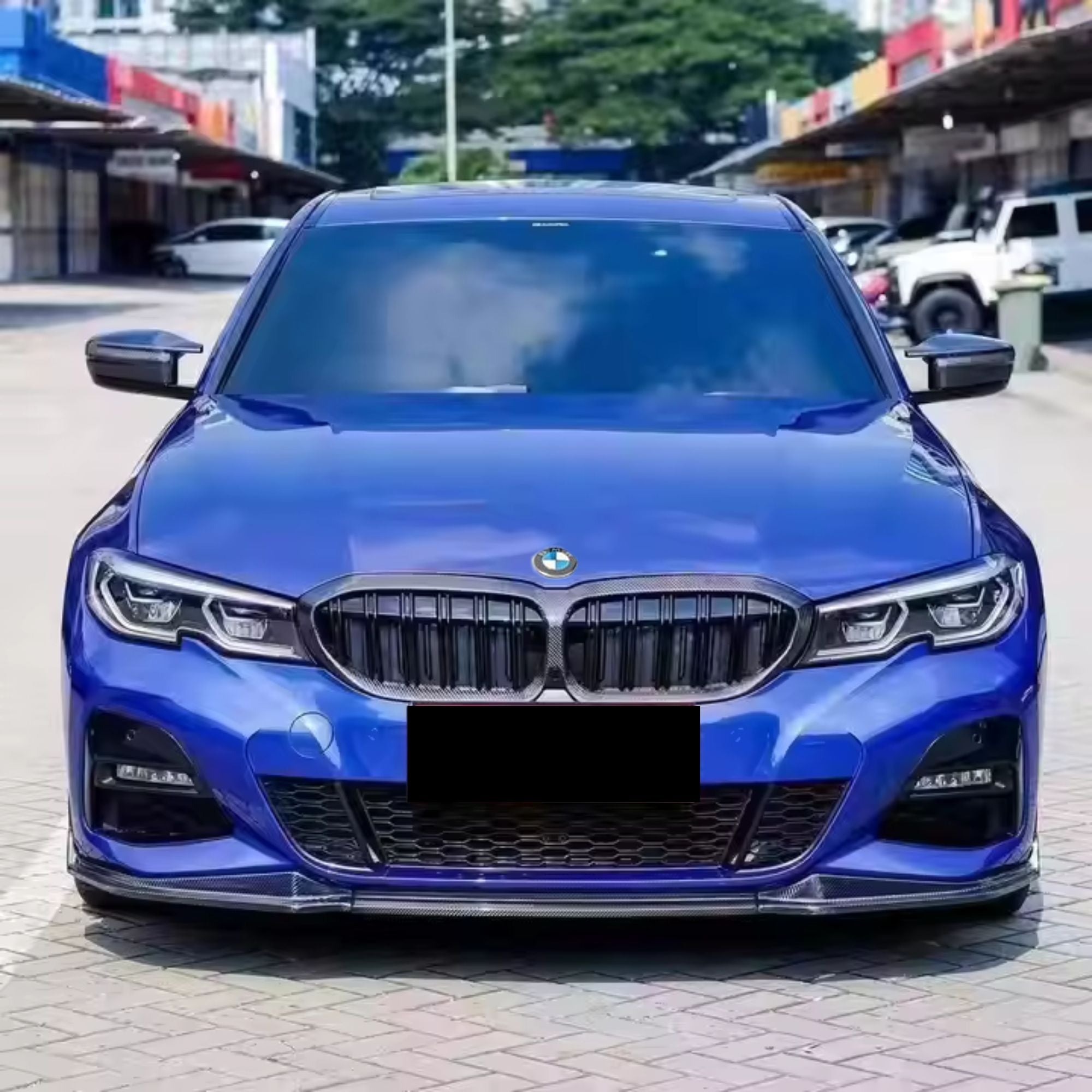 BMW 3 Series G20/G21 M-Sport Pre-Preg Dry Carbon Fibre Mp Style Front Lip Splitter By OPTIC (2019-2022)