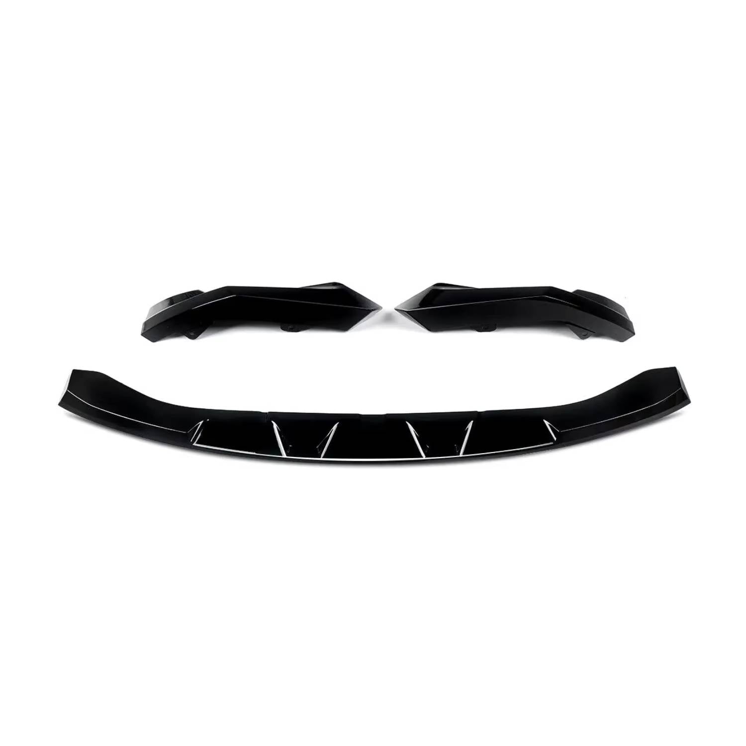 BMW M3 G80 G81 / M4 G82 G83 Lip Frontal Negro Brillo ABS Estilo MP (2021+)