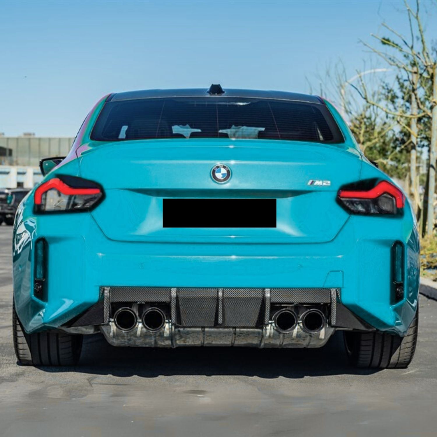 BMW M2 G87 Difusor Trasero de Carbono Prepreg Seco por OPTIC (2023+)