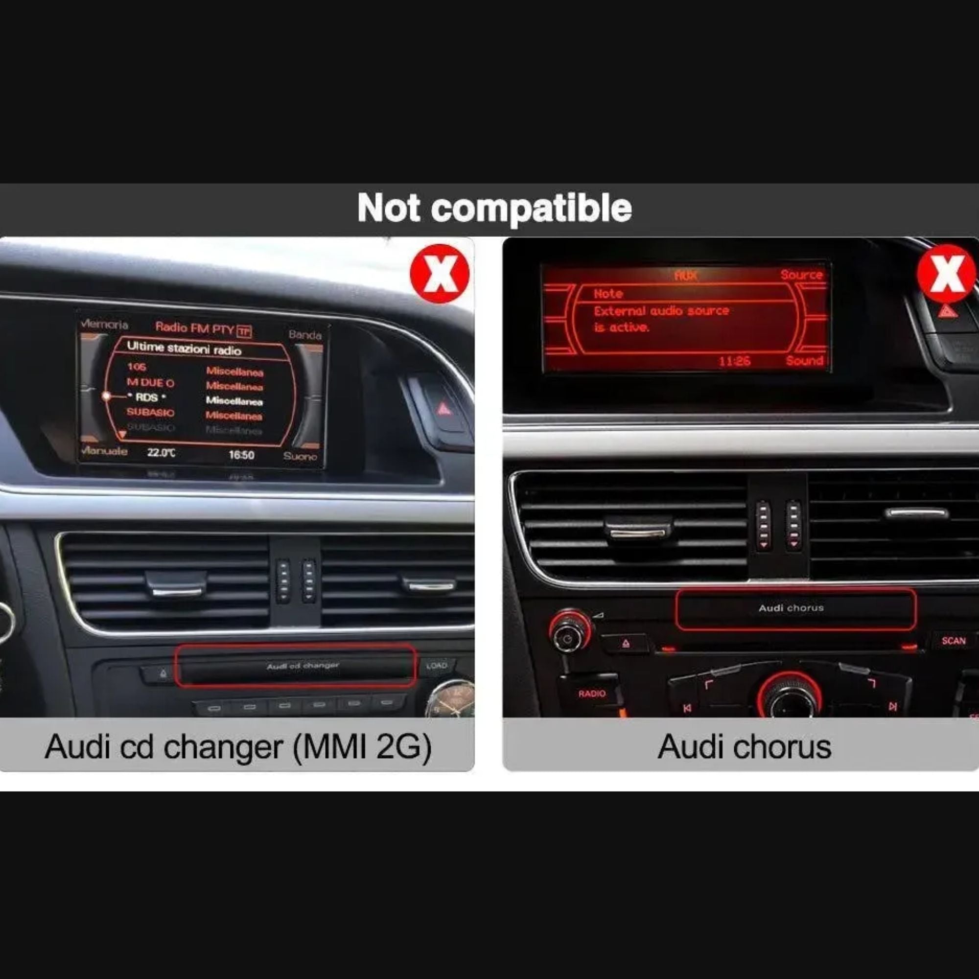 Audi Q5/SQ5 8R | 12.3" Pantalla Táctil Apple CarPlay/Android Auto | (2009-2017)