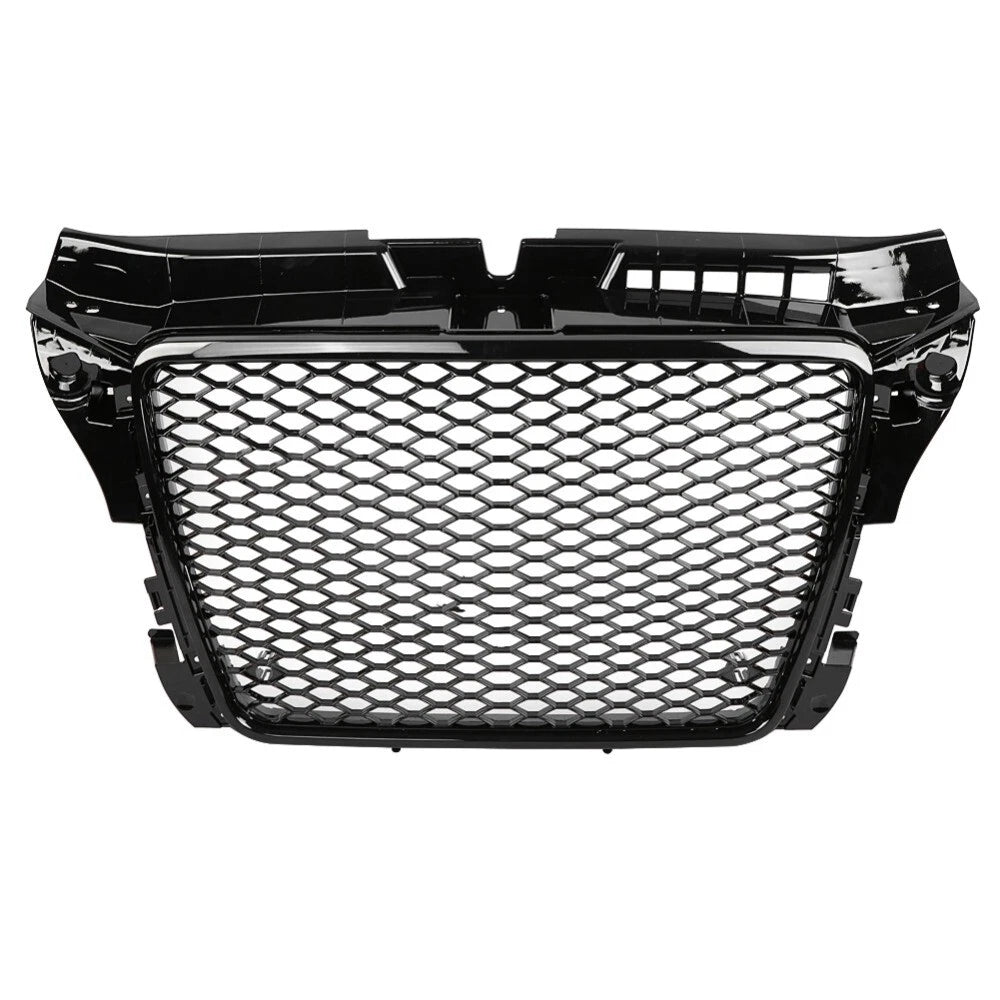 Audi A3/S3 8P Parrilla Panal Estilo RS3 Negro Brillo (2008-2012)