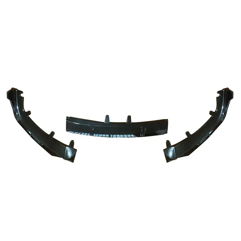 BMW Serie 8 G14 G15 G16 M-Sport Splitter labio delantero negro brillante (2018+)