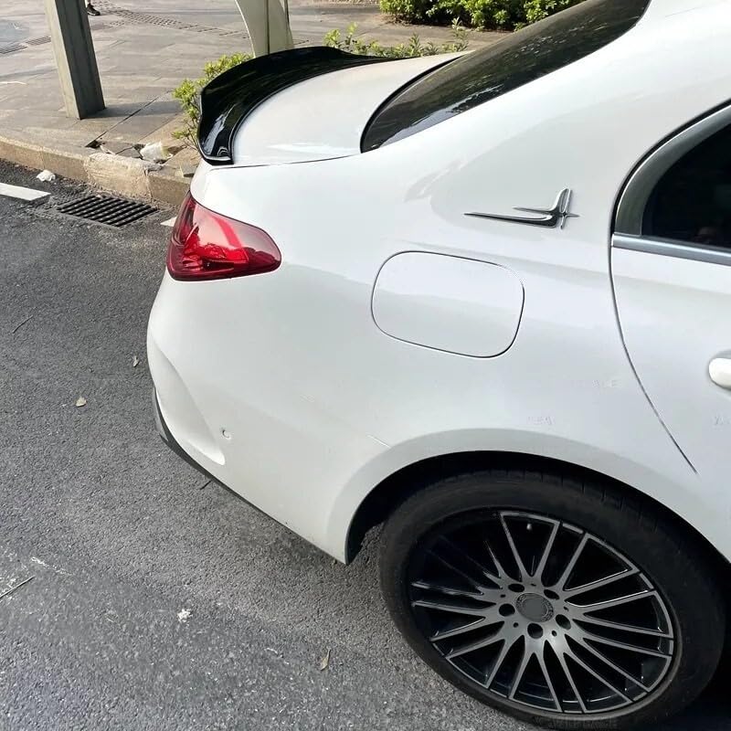Mercedes Clase C W206 Sedán Negro Brillo Estilo PSM Spoiler Trasero (2022+)