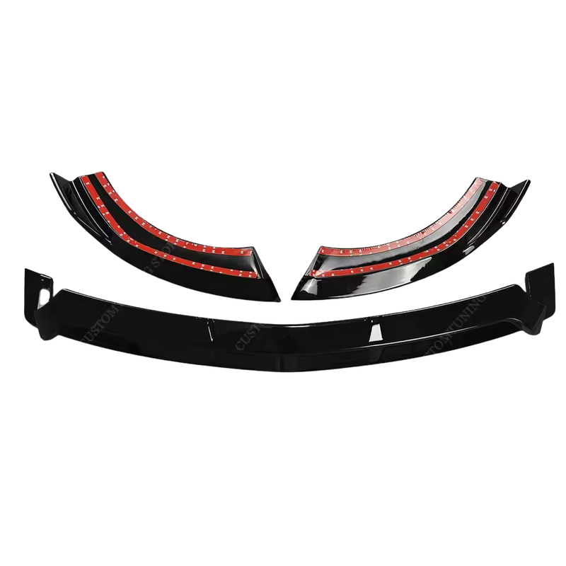 Mercedes Clase E W213 4 Puertas Estilo AMG Negro Brillo Lip Frontal (2017-2020)
