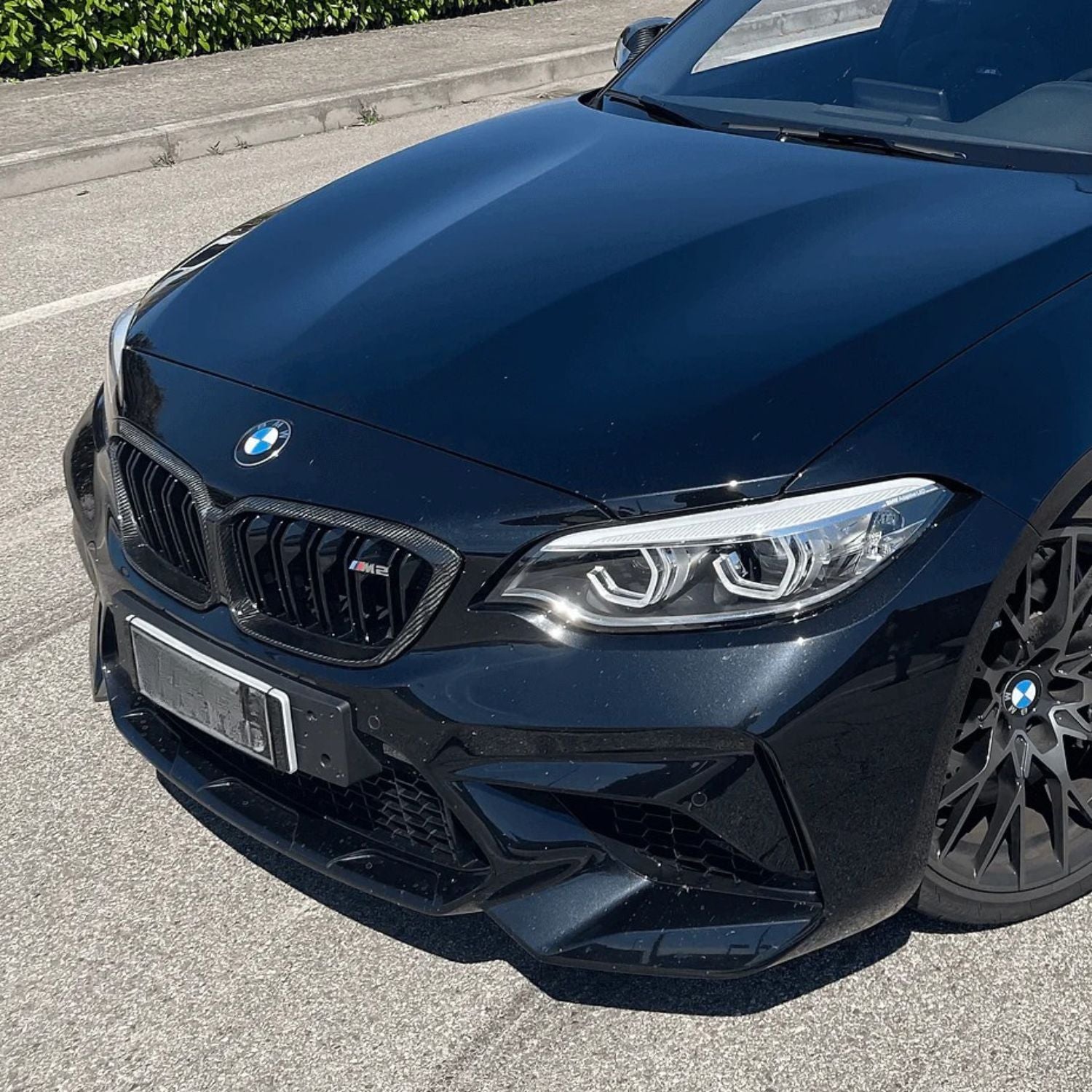 Parrillas delanteras de carbono de doble lama para BMW M2 F87 Competition (2018-2020)