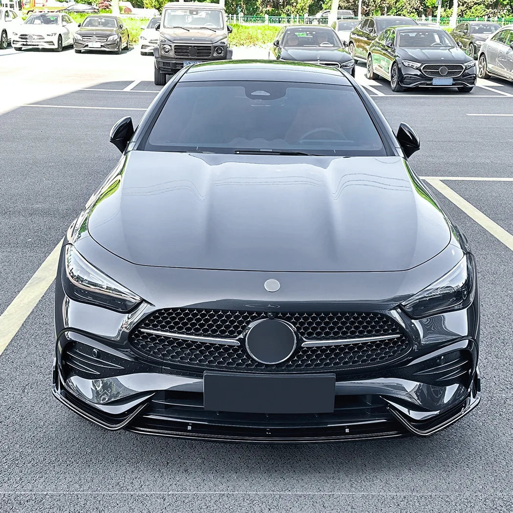 Mercedes CLE C236 Coupé Estilo AMG Lip Frontal Negro Brillo (2024+)